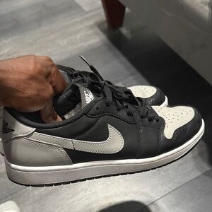 Nike Black and White Low-Top Sneakers